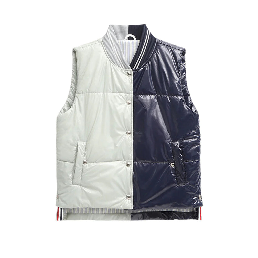 4 Bars Colorblock Down vest