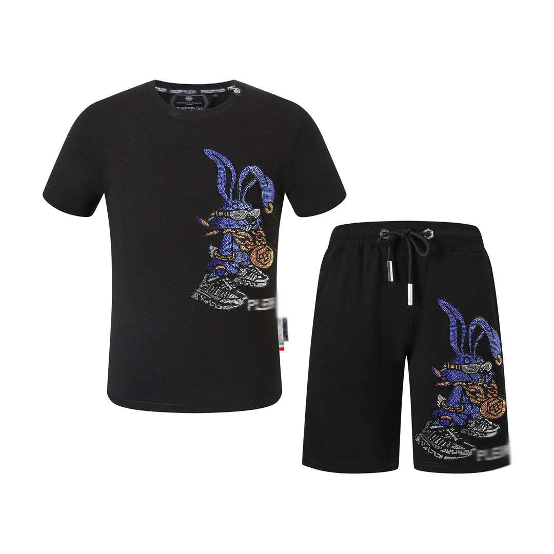 New T-shirt Shorts Suit