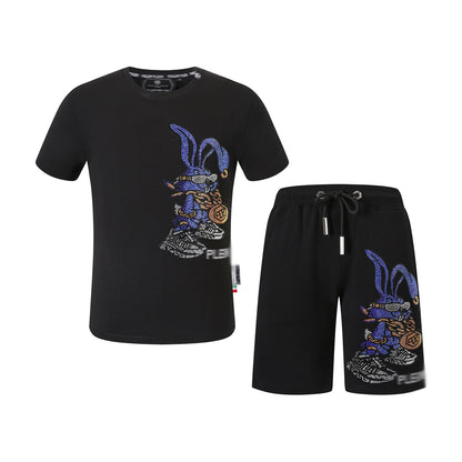 New T-shirt Shorts Suit