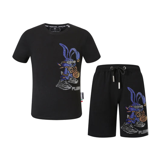 New T-shirt Shorts Suit