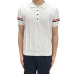 Double sleeve stripes Wool Polo shirt