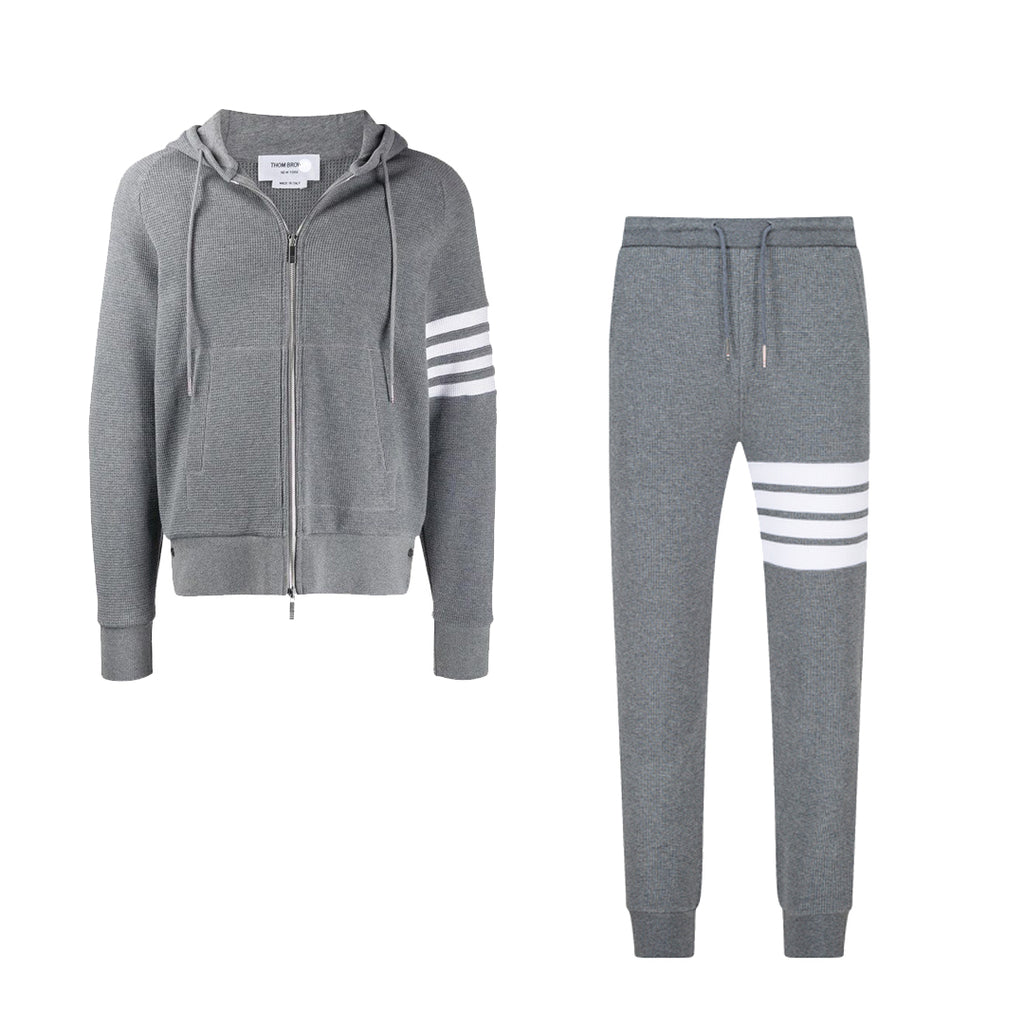 4 Bars Waffle Hoodie Set