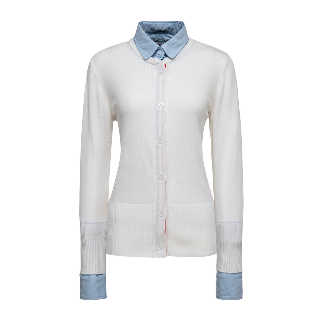 Women Fake two-piece sweater