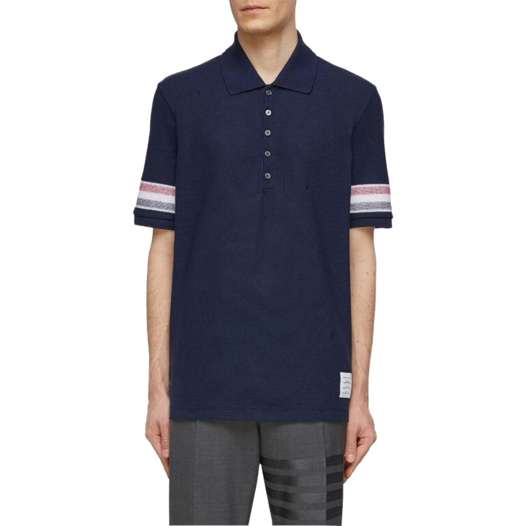 Double sleeve stripes Polo shirt