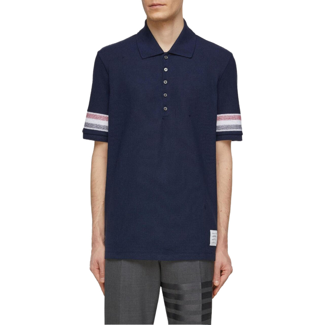 Double sleeve stripes Polo shirt
