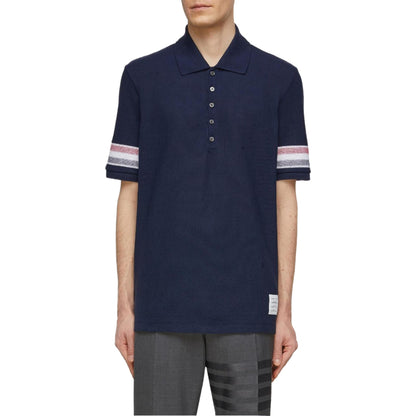 Double sleeve stripes Polo shirt