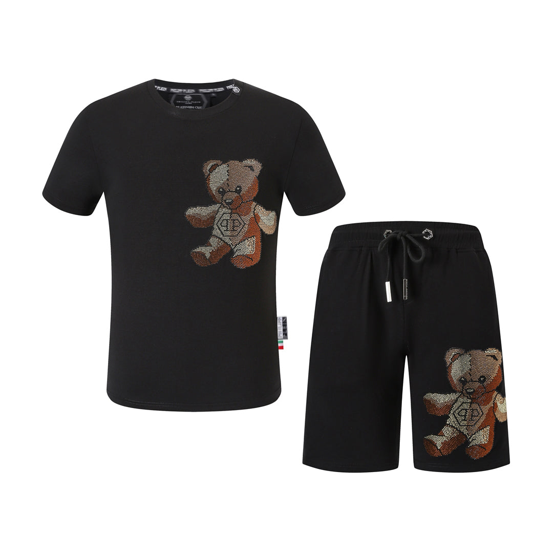 New T-shirt Shorts Suit