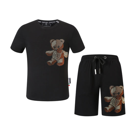 New T-shirt Shorts Suit