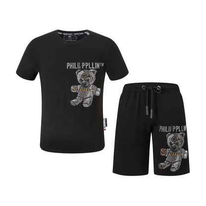 New T-shirt Shorts Suit
