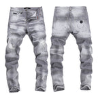 New Gray Ripped Jeans