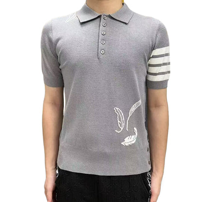 4 Bars Wool Polo shirt