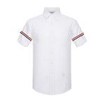 Double sleeve stripes Short shirt