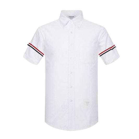 Double sleeve stripes Short shirt