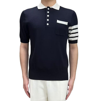 4 Bars Puppy Wool Polo shirt