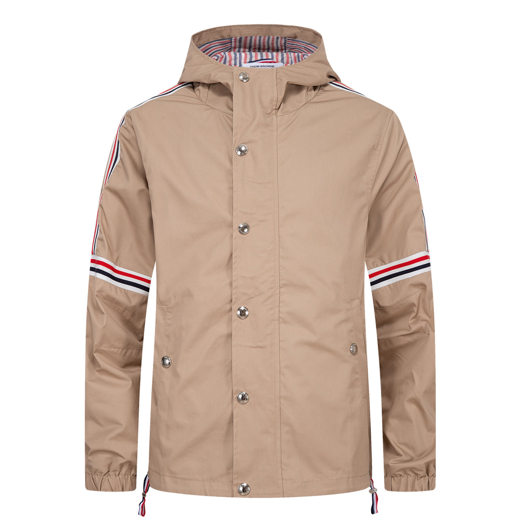 Stripe Casual Jackets