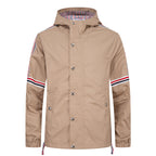 Stripe Casual Jackets