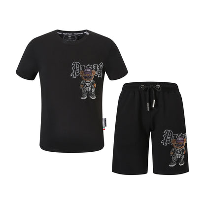 New T-shirt Shorts Suit