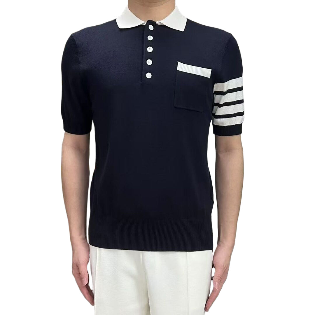 4 Bars Puppy Wool Polo shirt