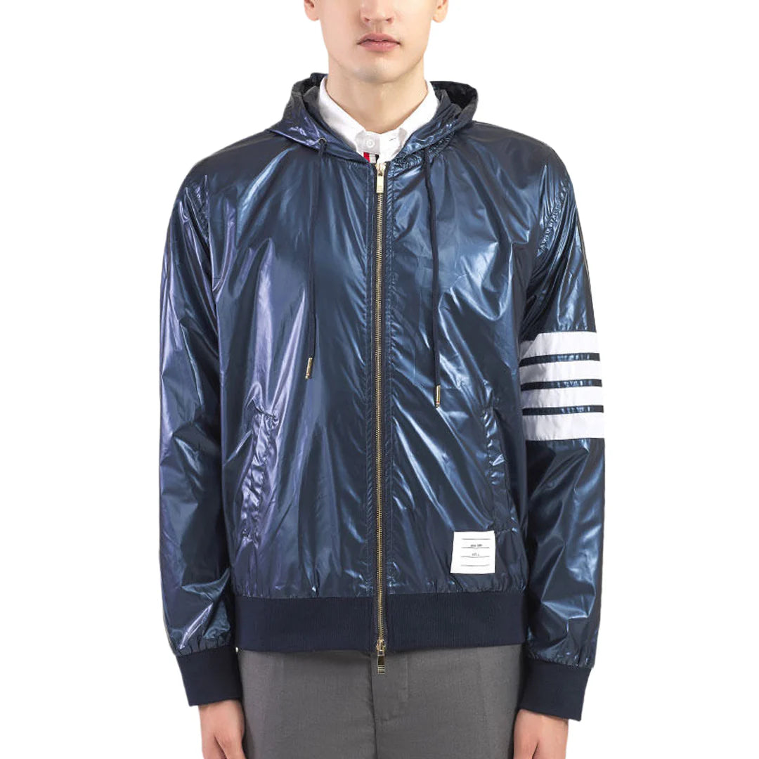 4 Bars hooded jacket