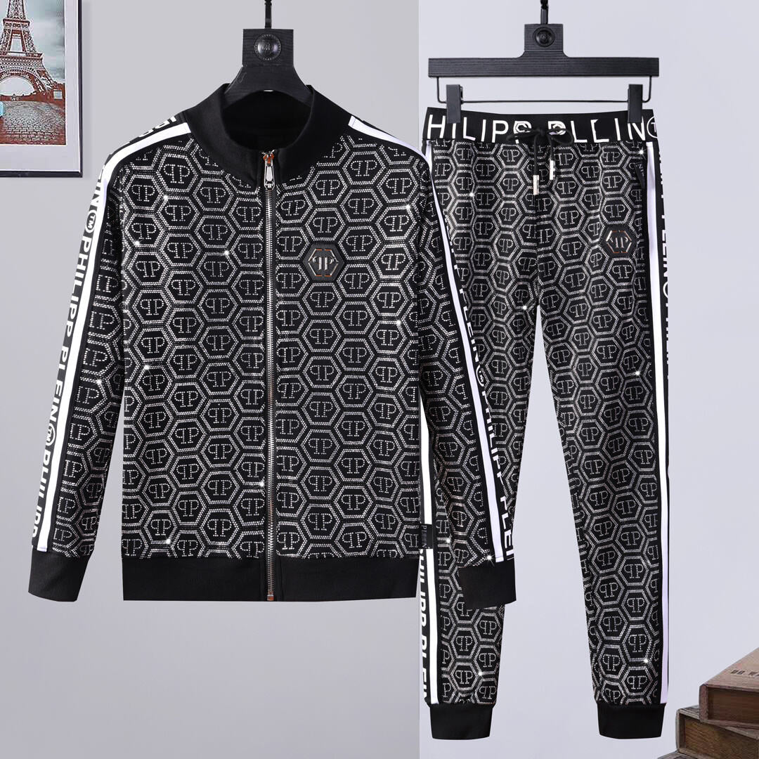 PP Skull Hoodie Jacket Suit
