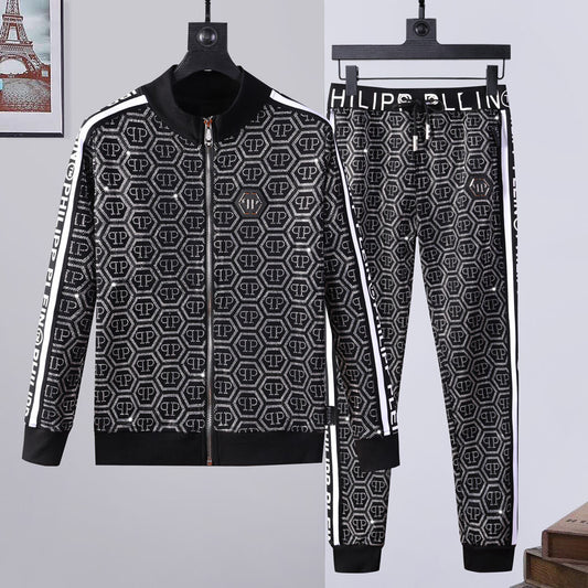 PP Skull Hoodie Jacket Suit