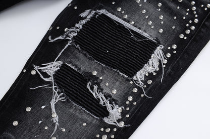 New Black Ripped Jeans