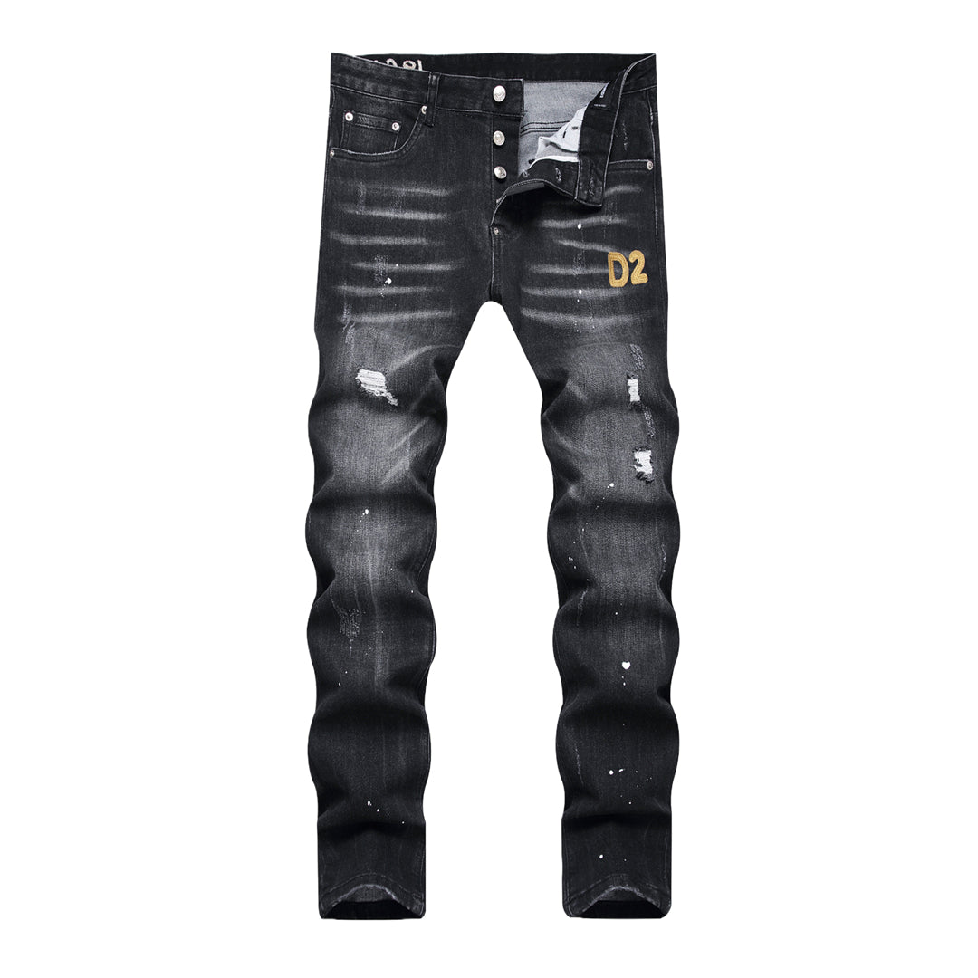 DSQ2 Jeans Ripped Black