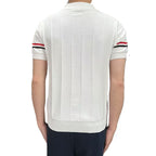 Double sleeve stripes Wool Polo shirt