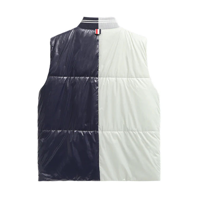 4 Bars Colorblock Down vest