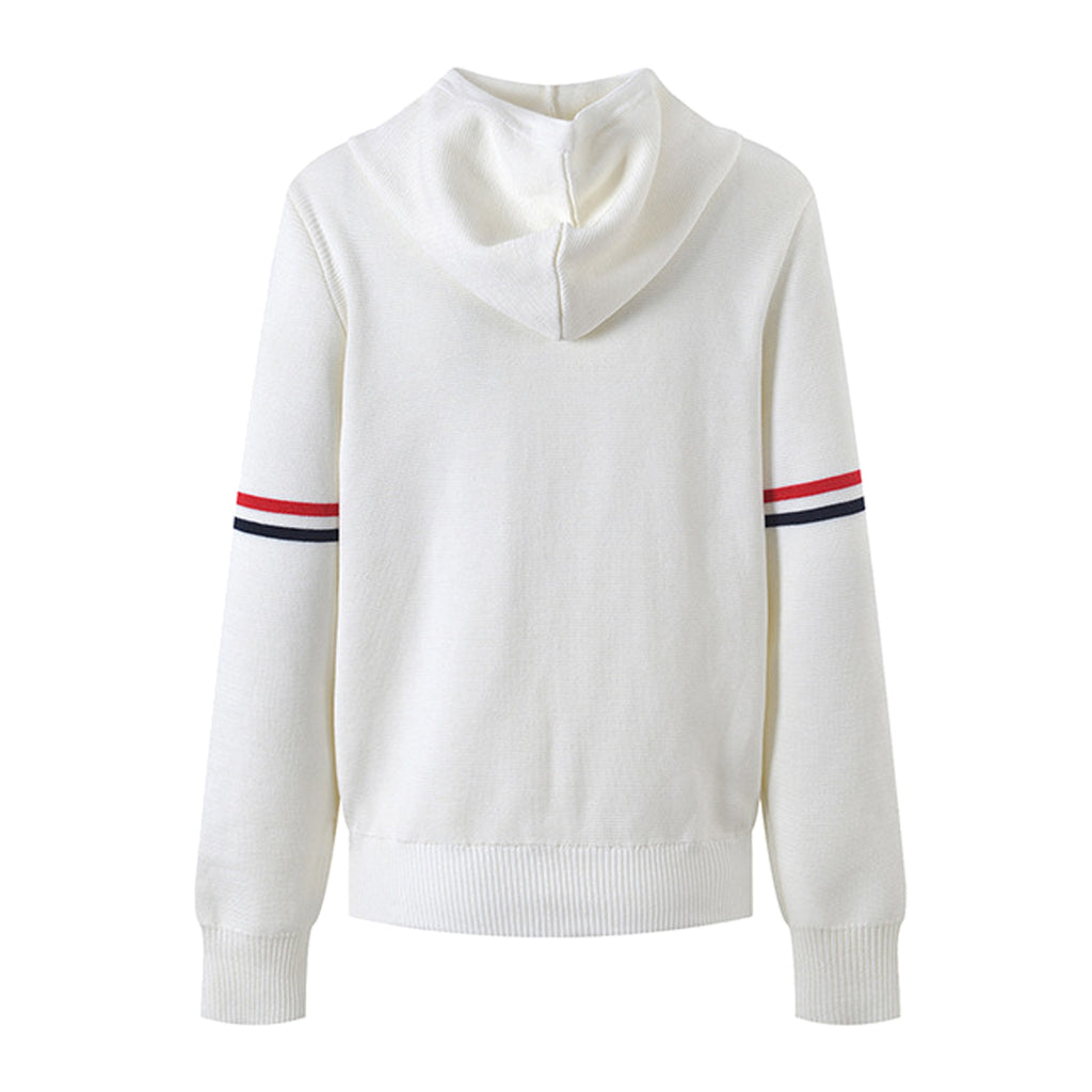 Women Knit Hooded Cardigan