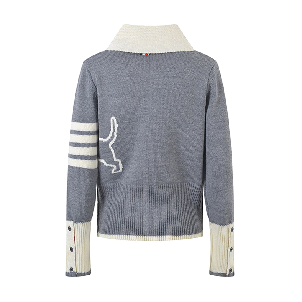Women Puppy Knit Cardigan