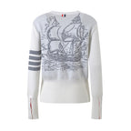 Sailboat Knit Cardigan