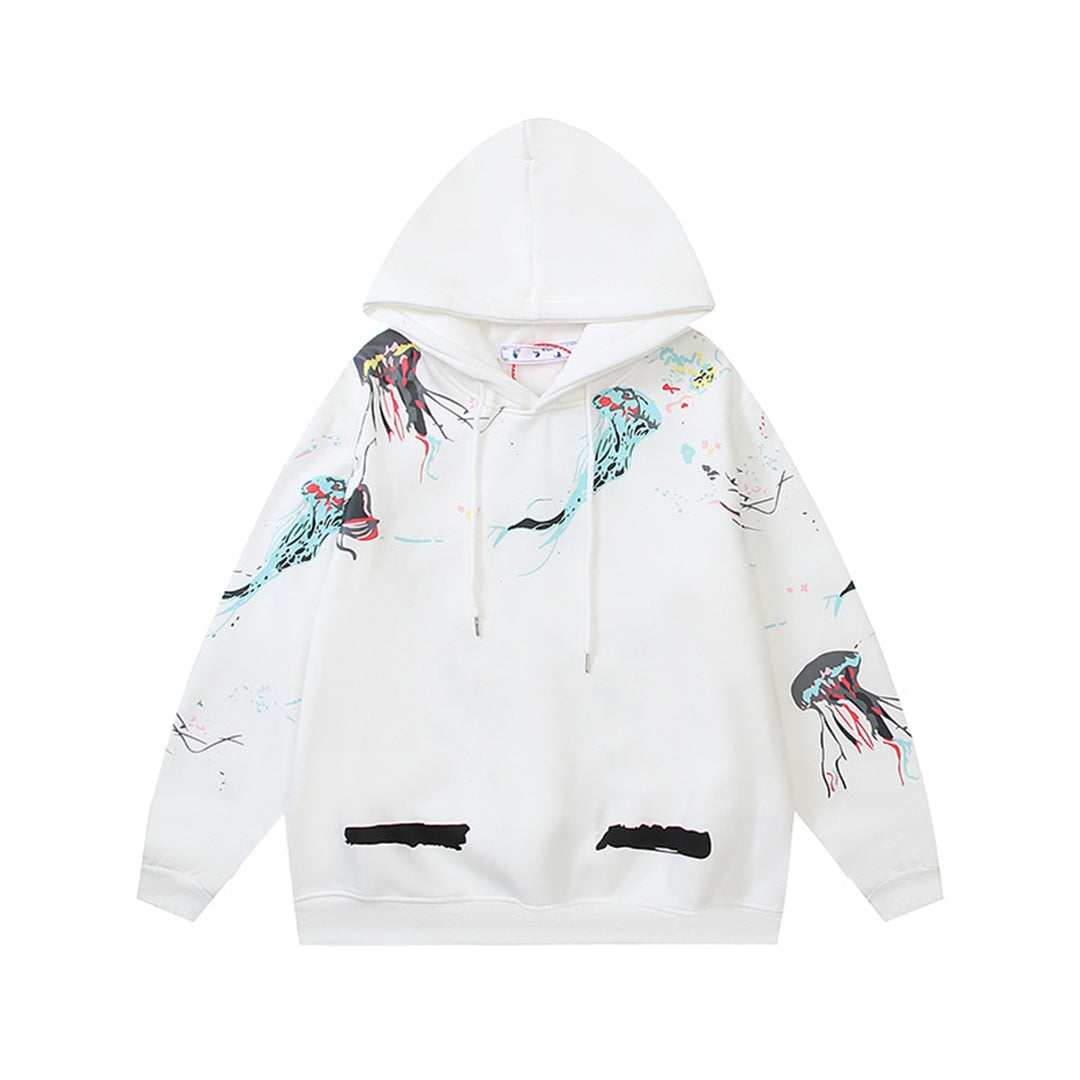 OFF Logo Print Hoodie