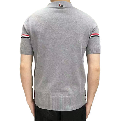 Double color bars Polo shirt