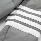 4 Bars hooded down jacket