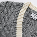 4 Bars Wool cardigan