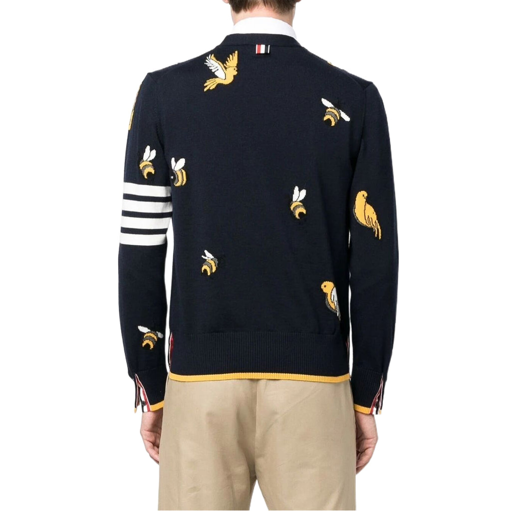 4 Bars Wool Cardigan