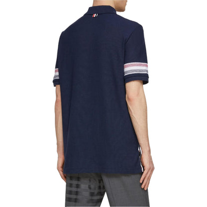 Double sleeve stripes Polo shirt