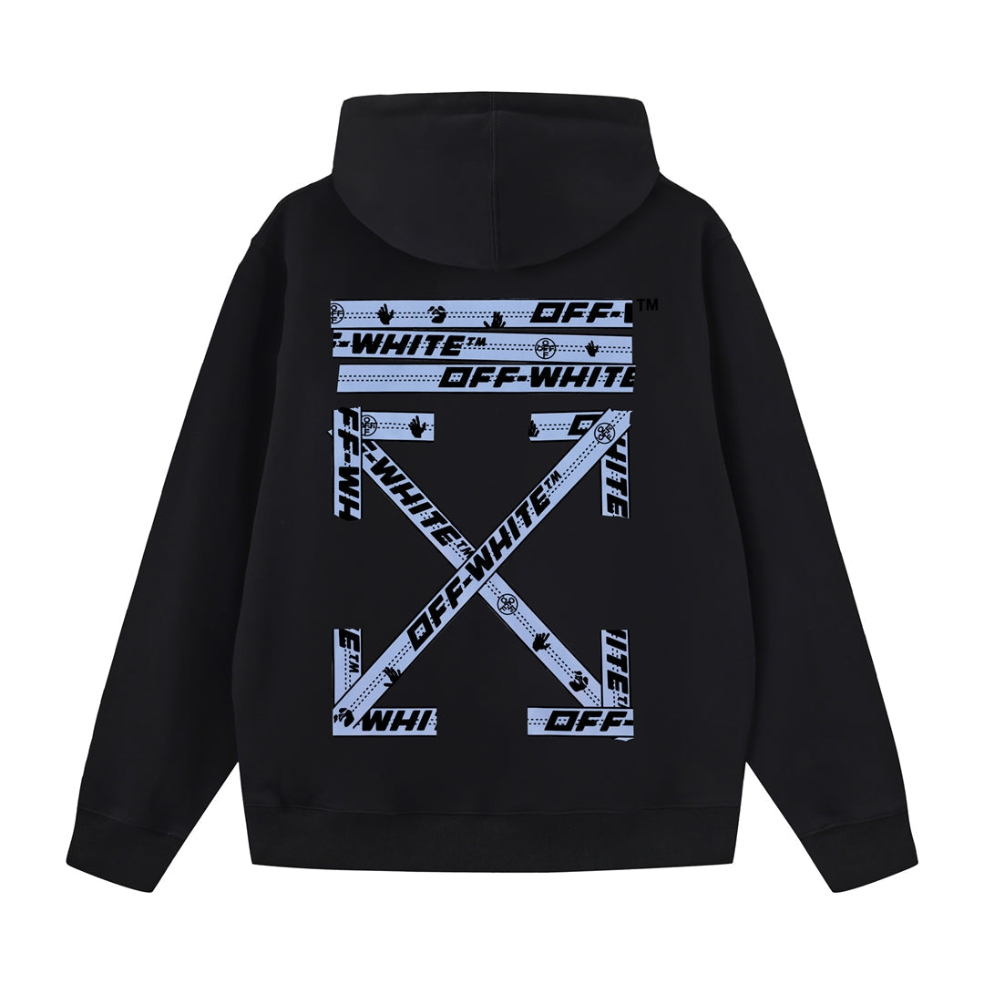OFF Logo Print Hoodie
