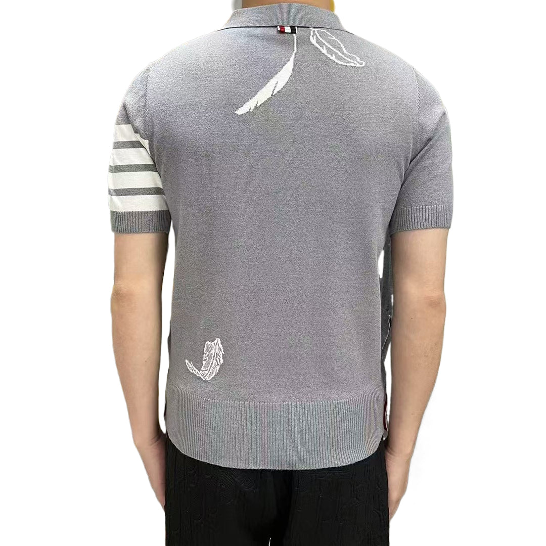 4 Bars Wool Polo shirt
