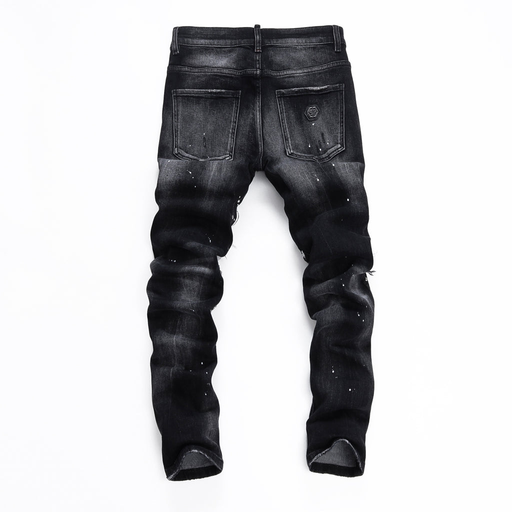 New Black Ripped Jeans