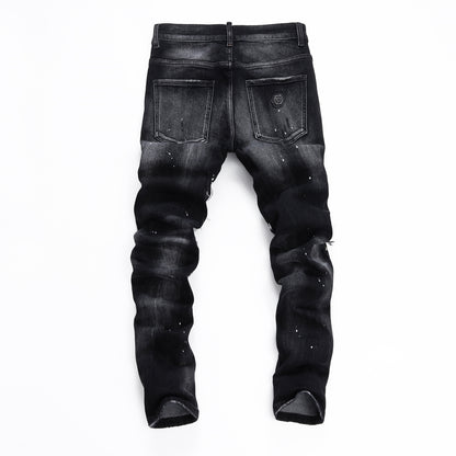 New Black Ripped Jeans
