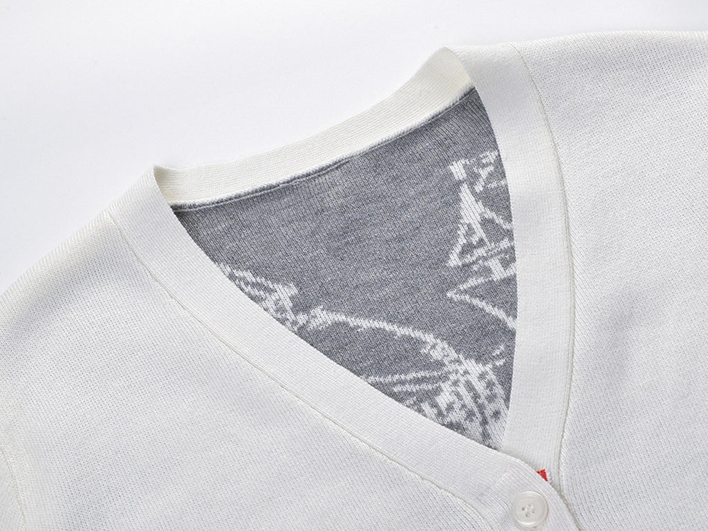 Sailboat Knit Cardigan