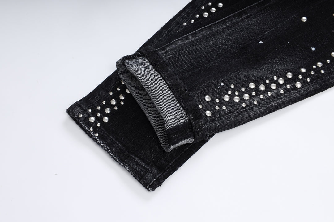 New Black Ripped Jeans