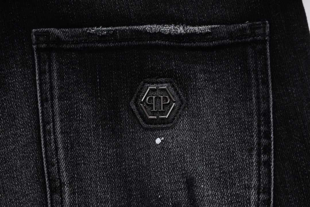 New Black Ripped Jeans