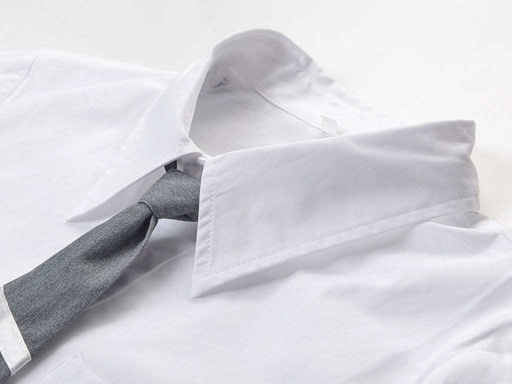 Women Tie Short Shirt