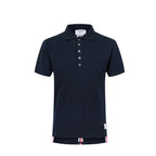 Color stripes behind Polo shirt