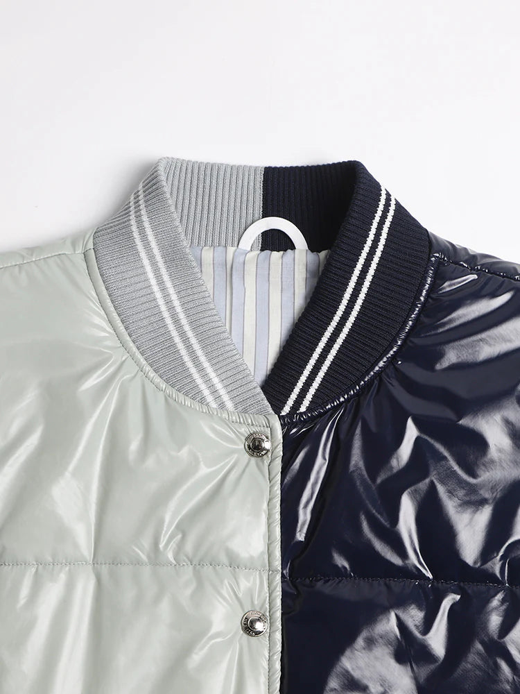 4 Bars Colorblock Down vest