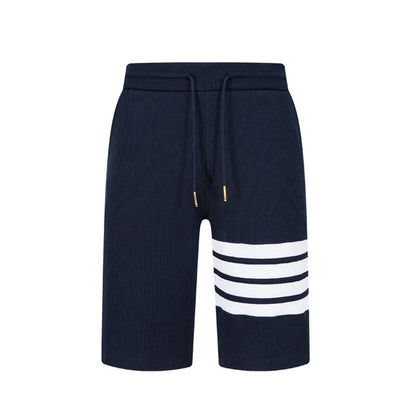 4 Bars Waffle Shorts