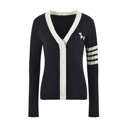 4 Bars Puppy Cardigan